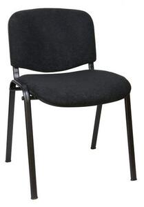 Konferenční židle ISO Velours Black, černá