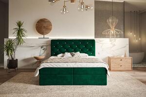 Čalouněná postel s krystaly Gilda 180x200 cm Barva: Vlastní výběr - Cena na dotaz
