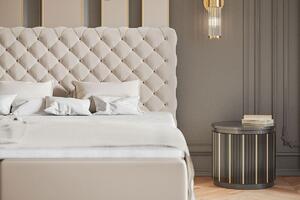 Velká luxusní postel Honey 160x200 cm Barva: Modrá - Kronos 09