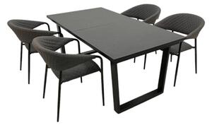 Doppler LIVORNO MELIA LIKA-TEX® zahradní sedací souprava 4+1 antracit