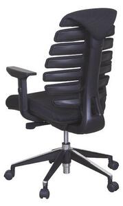 Kancelářská židle Dory, látka, černá/modrá