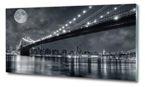 Moderní skleněný obraz z fotografie Brooklynský most osh-15676398