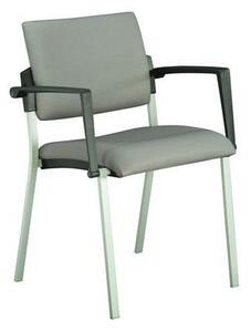 Konferenční židle Square Grey, šedá