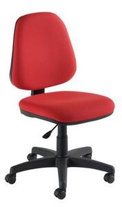 Manutan Kancelářská židle Single, červená
