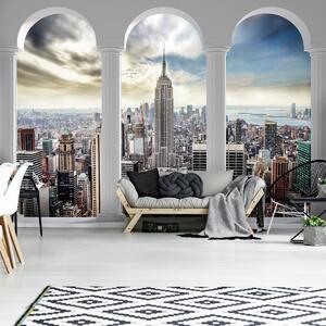 Fototapeta - Pohled na New York Pillars (152,5x104 cm)