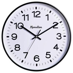 Analogové hodiny Q2 Manutan, autonomní quartz, průměr 32 cm