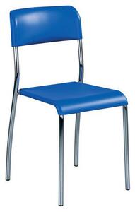 Plastová jídelní židle Paula, modrá