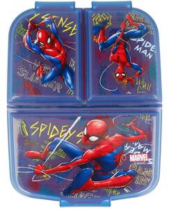 Multibox na svačinu Spiderman se 3 přihrádkami - motiv Grafiti