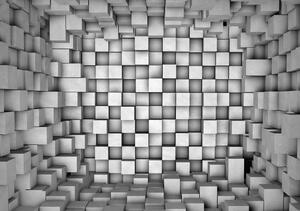 Fototapeta - Čtverce 3D (152,5x104 cm)