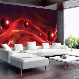 Fototapeta - Červená stěna (152,5x104 cm)