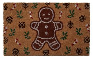 Vánoční rohožka s panem Perníčkem Cozy Gingerbread Man – 75x45x1 cm
