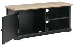 TV stolek černý 90 x 30 x 40 cm dřevo