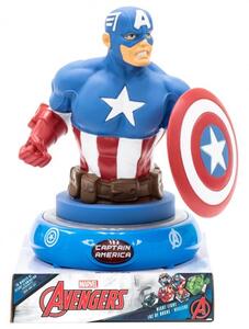 3D LED lampička Avengers - Kapitán Amerika 25cm