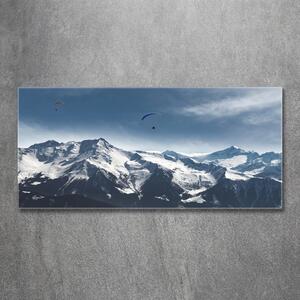 Foto obraz fotografie na skle Paragliding Alpy osh-175499481