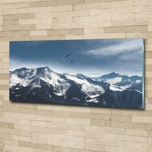 Foto obraz fotografie na skle Paragliding Alpy osh-175499481