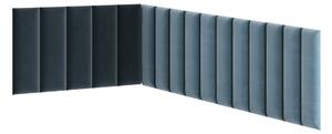 Nástěnný panel Quadratta set 100x220x50 Modrá/monolit 76