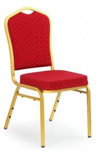 Židle Halmar - K66 - bordo / zlatá