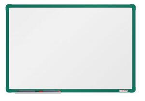 Bílá magnetická tabule boardOK, 90 x 60 cm, zelená