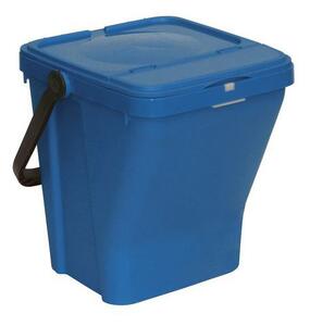 Mobil Plastic Odpadkový koš Rolland na tříděný odpad, objem 35 l, modrý