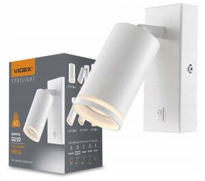 VIDEX LED noční světlo s vypínačem 1xGU10 - bílá