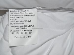 MEDICAL ALOE VERA, přikrývka s polštářem, celoroční set, 70x90 cm / 140x200 cm