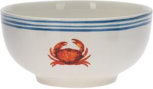 Siaki Collection Miska z porcelánu s potiskem mořští obyvatelů, 14 cm Vzor: Krab