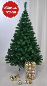 HI Vánoční stromek s kovovým stojanem zelený 120 cm