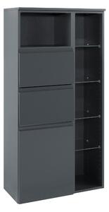 MIDI SKŘÍŇKA, barvy grafitu, 65/130/35 cm Held - Koupelnové série, Online Only