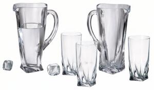 Set na vodu džbán + 6 sklenic BOHEMIA CRYSTALITE