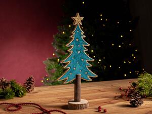 Altom Dřevěný vánoční stromeček, zelený, 33 cm