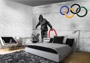 Fototapeta - Olympijské kruhy (254x184 cm)