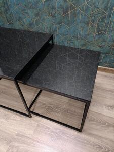 Konferenční stolek žula Star Galaxy Set 60/50 Barva: Černý