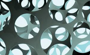 Fototapeta - Pastelové kruhy abstraktní (152,5x104 cm)
