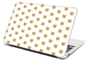 Samolepka na notebook SABLIO - Medvídci na bílé 29x20 cm