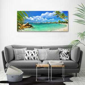 Foto obraz skleněný horizontální Seychely pláž osh-37245256