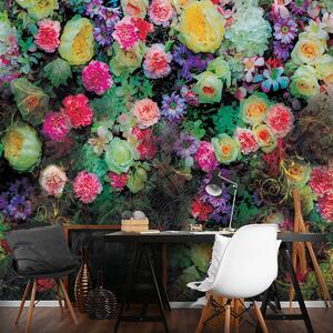 Fototapeta - Barevné květiny (152,5x104 cm)