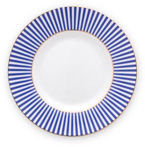 Pip Studio talíř Royal Stripes modrý, 12 cm