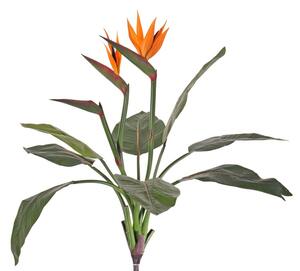 Umělá květina Strelitzia luxe - 2 květy, 70cm