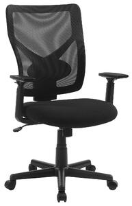 SONGMICS Kancelářská židle - černá - 68x67x112,5 cm