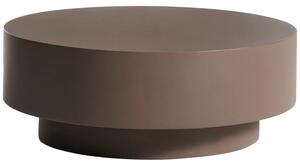 Kave Home Hnědý cementový zahradní stolek Garbet 80 cm
