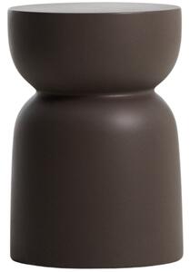 Kave Home Hnědý cementový zahradní stolek Garbet 32 cm