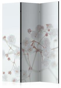 Artgeist Paraván - White Flowers [Room Dividers] Size: 135x172