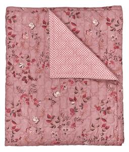 Pip Studio luxusní přehoz přes postel Tokyo Blossom 180x260, růžový