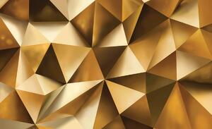 Fototapeta - Gold abstrakce 3D (152,5x104 cm)
