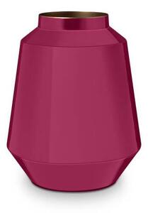 Pip studio kovová váza růžová, 29 cm
