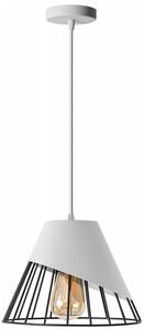 Toolight - závěsná stropní zrcadlová lampa E27 60W APP228-1CP, černá-bílá, OSW-00888