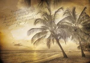 Fototapeta - Pohlednice z tropů (152,5x104 cm)