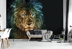 Fototapeta - Abstrakce lva (152,5x104 cm)