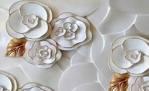 Fototapeta - Květina z porcelánu (254x184 cm)
