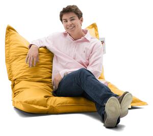 Atelier del Sofa Zahradní sedací vak Cushion Pouf 100x100 - Yellow, Žlutá